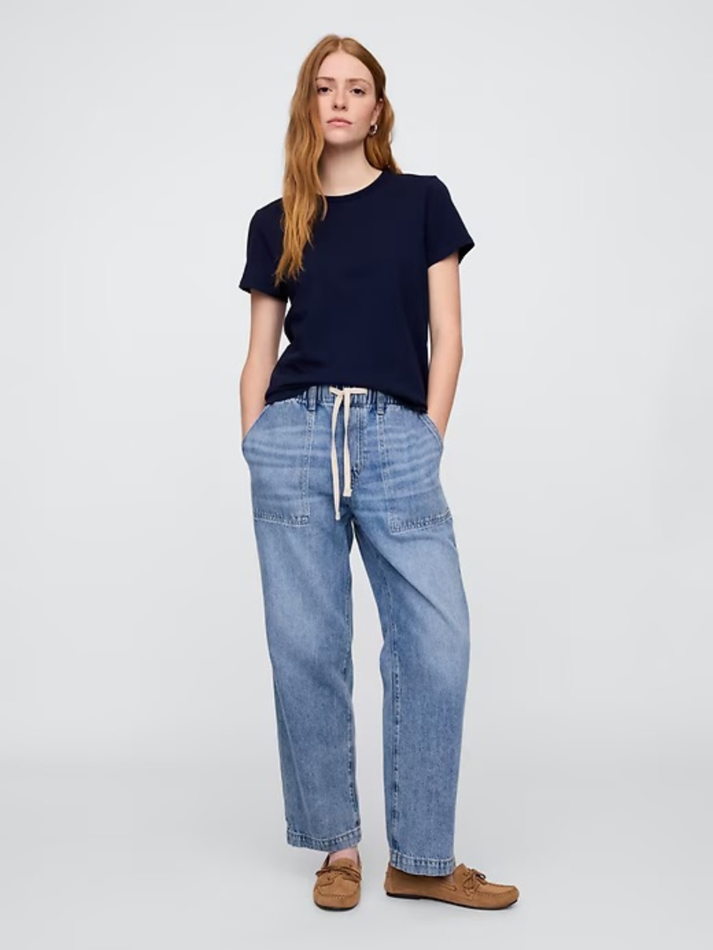 Gap Mid Rise Super Soft Easy Jean - Small